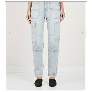 SLVRLSKE THE SAVIOR HIGH-RISE CARGO JEAN IN WEST COAST BY SLVRLAKE.